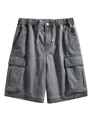 Men's Elastic Waistband Cargo Shorts - Farnelli