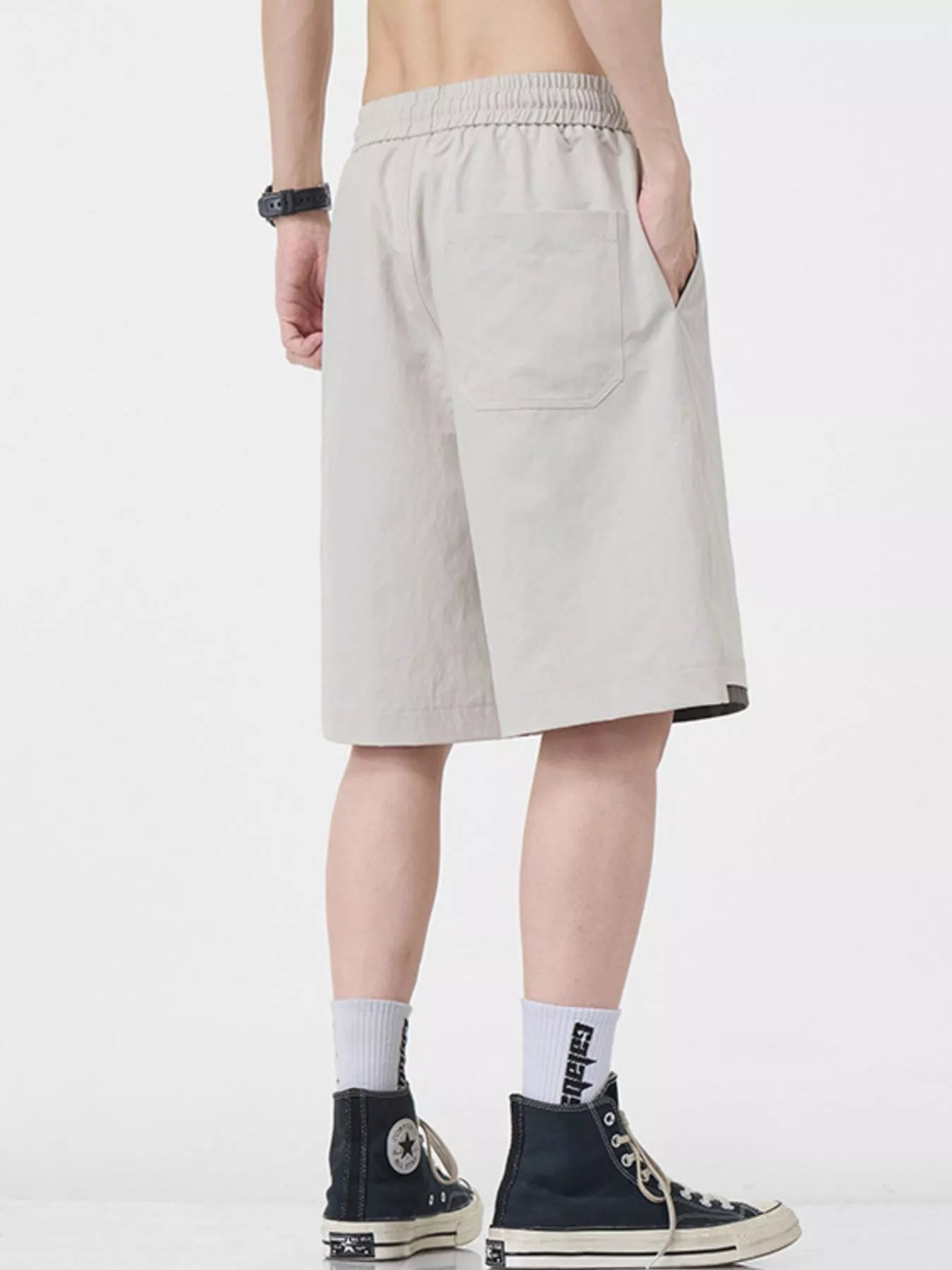 Men's Plus Size Drawstring Loose Fit Shorts - Farnelli