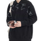Men's Plus Size Letter Print Polo Collar Sweatshirt - Farnelli