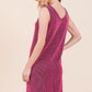 BOMBOM Rib Knit Tank Dress - Farnelli