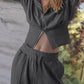 Zip-Up Hoodie and Pants Active Set - Farnelli