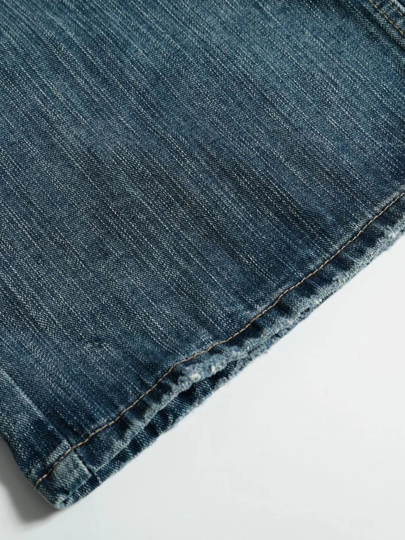 Men's Washed Wide Leg Jeans - Farnelli