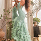 Feathered Mermaid Gown - Farnelli