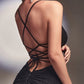 Cinderella Divine CC2162 Floor Length Formal Sparkly Stretch Fit Lace Up Gown