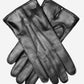 CC3104 (black) - Men's Italian handsewn cashmere lined leather gloves