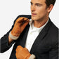 CC3115 (saddle) - Men's Italian deerskin leather gloves with cashmere lining