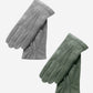 CC3117 (grey) - Men's Italian cashmere lined suede formal dress gloves