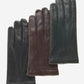 CC3301 (brown) - Men’s Italian cashmere lined touchscreen leather gloves