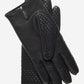 CC3339 (black) - Men’s Italian woven leather gloves with cashmere lining