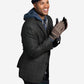 CC3510 (brown) - Men’s Italian cable knit cashmere and leather winter gloves