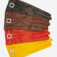 CC4201 (brown) - Women’s Italian cashmere lined leather gloves with buckle