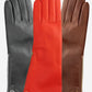 CC4879W4 (brown) - “4-button length” Italian cashmere lined gloves with side zipper