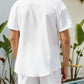 Men's Full Size Button Up Shirt and Shorts Set Plus Size - Farnelli