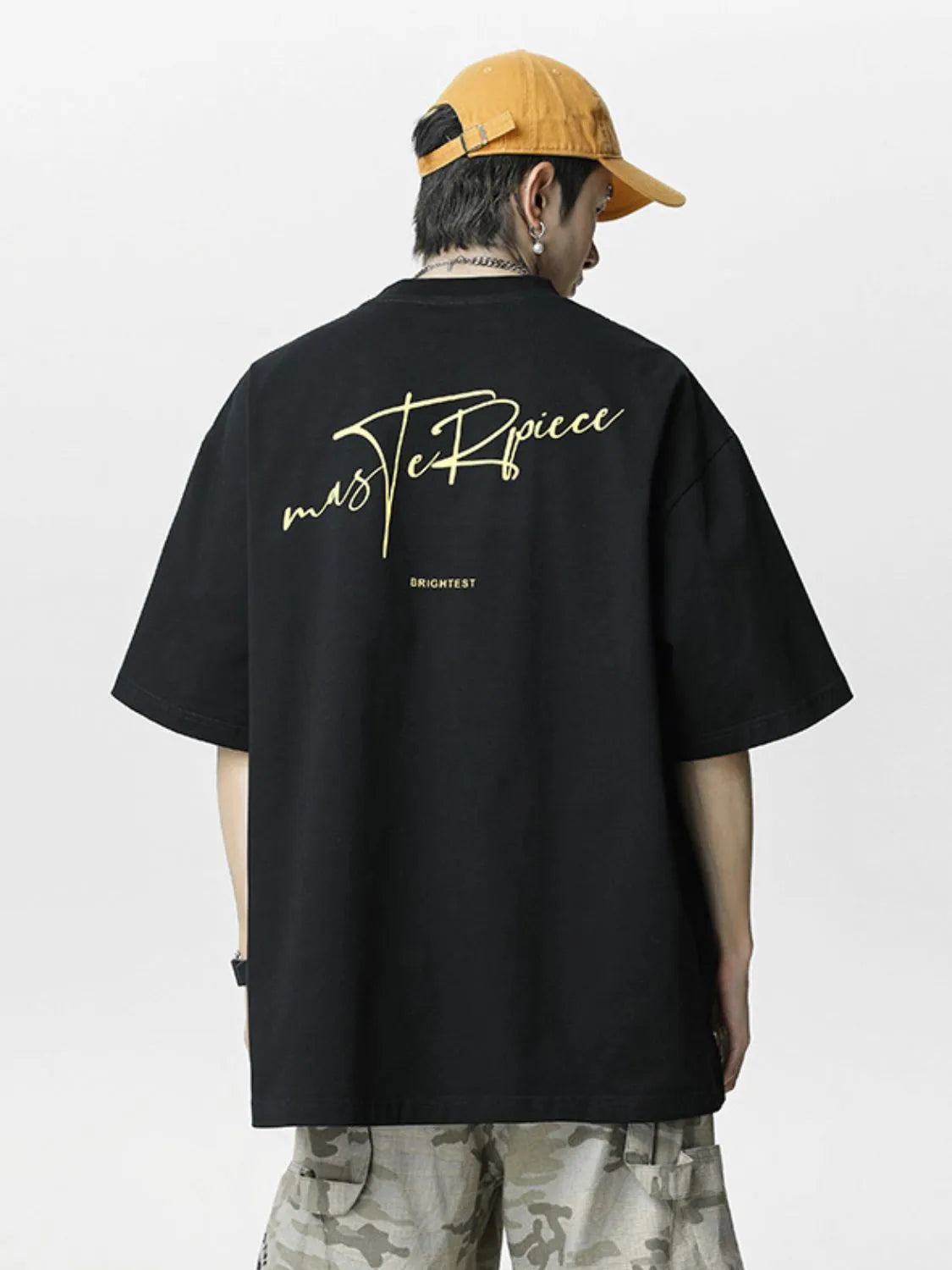 Men's Plus Size Round Neck Half Sleeve T-Shirt - Farnelli