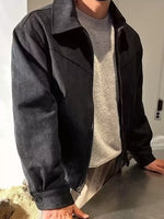 Men's Plus Size Zip Up Casual Jacket - Farnelli