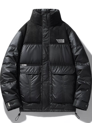 Men's Plus Size Urban Style Padded Coat - Farnelli