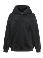 Men's Butterfly Patch Washed Hoodie - Farnelli