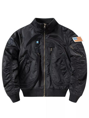 Men's Plus Size Zip Up Long Sleeve Jacket - Farnelli