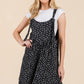 BOMBOM Floral Print Overalls with Pockets - Farnelli