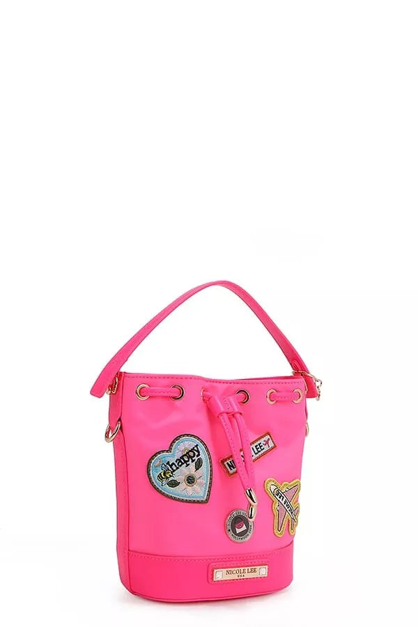 Nicole Lee USA Color Patch Bucket Bag - Farnelli