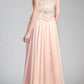 Cinderella Divine CD0113 Illusion Beaded Formal Gown Cap Sleeves