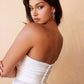 Satin Strapless Bridal Ball Gown - Farnelli