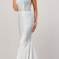 Cinderella Divine CD0179 Long Rhinestone Fitted Formal Dress