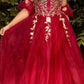 Cinderella Divine CD0191 Strapless Layered Tulle Gown