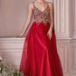 Cinderella Divine CD0195 Dress Long A-Line Layered Tulle Gown