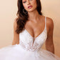 Cinderella Divine CD0195W Layered Tulle A-Line Bridal Gown