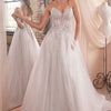 Strapless Bridal Ball Gown - Off White