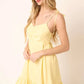 Mittoshop Ruched Detail Spaghetti Tie Mini Dress - Farnelli