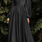 Cinderella Divine CD243 Long Sleeve A-Line Dress