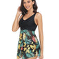 Printed Wide Strap Two-Piece Swim Set - Farnelli