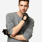 CD3501 (black) - Men’s handsewn Italian lambskin leather driving gloves