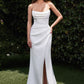 Neoprene Strapless Wedding Dress - Farnelli