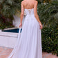 A-line Strapless Wedding Gown - Farnelli