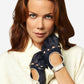 CD4134 (navy) - Women's Italian lambskin driving gloves