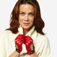 CD4134 (red) - Women's Italian lambskin driving gloves