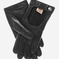 CD4136 (black) - Women’s Italian winter leather driving gloves with cashmere lining