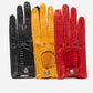 CD4266 (black) - Women’s Italian leather driving gloves with contrast stitching