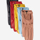 CD4814 (black) - Women’s Italian leather driving gloves with buckled strap