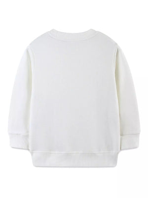 Children's Reindeer Embroidered Sweatshirt - Farnelli