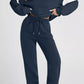 Drop Shoulder Loose Sweatshirt and Joggers Active Set - Farnelli