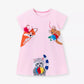 Children's Cartoon Animal Casual Dress - Farnelli