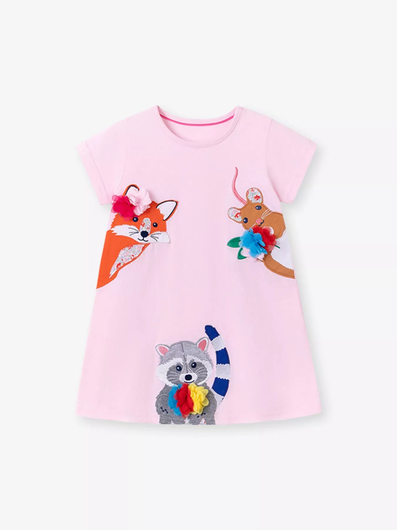 Children's Cartoon Animal Casual Dress - Farnelli