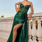 Ladivine CD773 Dress Strapless Crystal Satin Gown