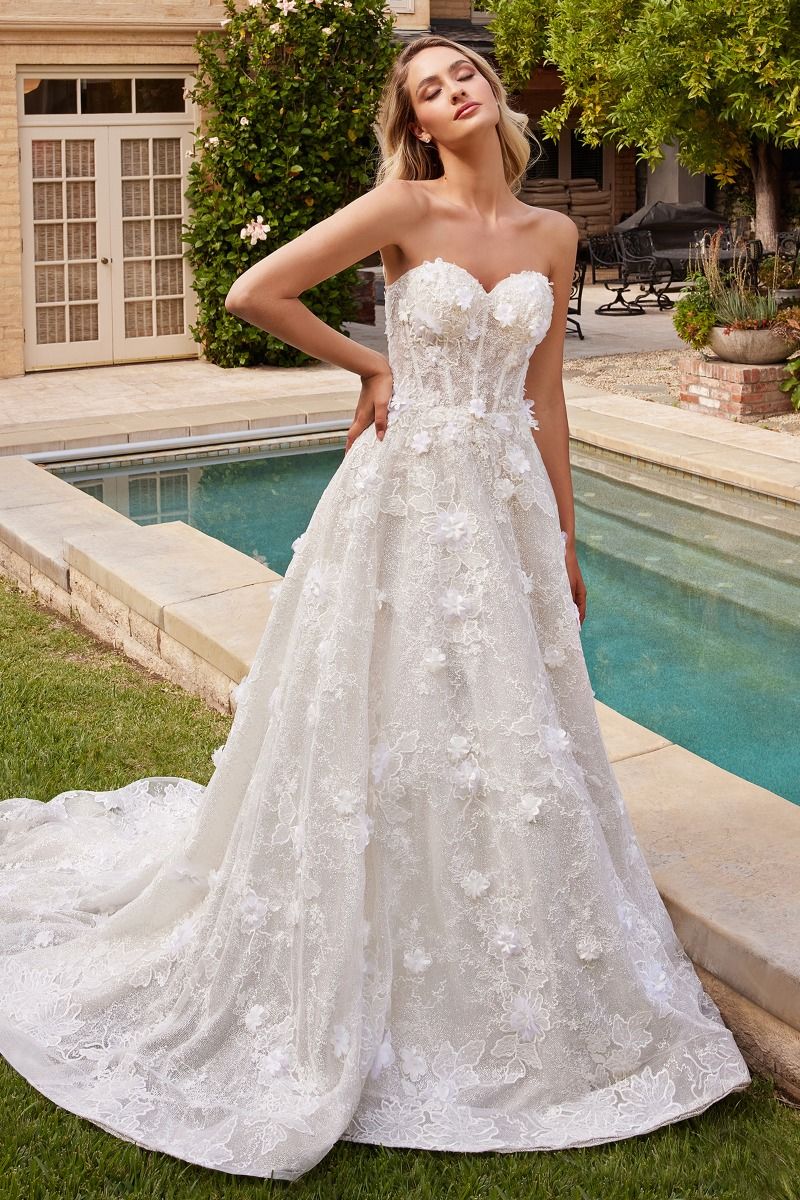 Strapless Wedding Ball Gown - Farnelli