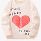 Children's Heart Long Sleeve Casual T-Shirt - Farnelli