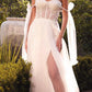 Cinderella Divine CD964W A-Line Boned Bodice Wedding Gown